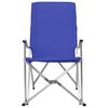 vidaXL Chaises de camping pliables lot de 2 Bleu