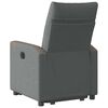 vidaXL Fauteuil inclinable &eacute;lectrique gris fonc&eacute; tissu
