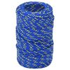 vidaXL Corde de bateau Bleu 2 mm 500 m Polypropyl&egrave;ne