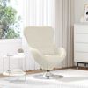 vidaXL Fauteuil œuf Crème 63 x 73 x 90 cm Velours