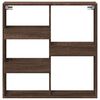 vidaXL Armoire murale ch&ecirc;ne marron 80x15x80 cm bois d'ing&eacute;nierie