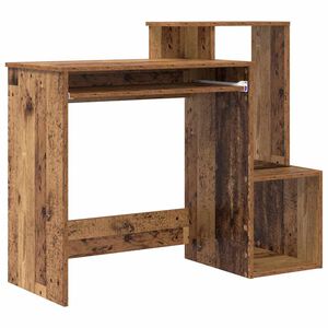 vidaXL Bureau Bois Ancien 106 x 41 x 88.5 cm Bois d'ing&eacute;nierie