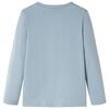 T-shirt enfants manches longues bleu clair 104