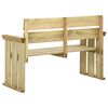 vidaXL Banc de jardin 121 cm bois de pin imprégné
