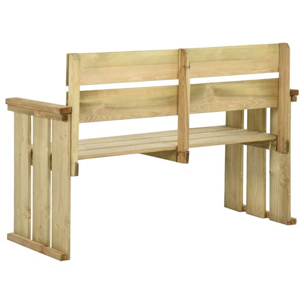 vidaXL Banc de jardin 121 cm bois de pin imprégné