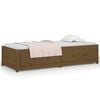 vidaXL Lit de jour sans matelas marron miel 90x190 cm bois pin massif