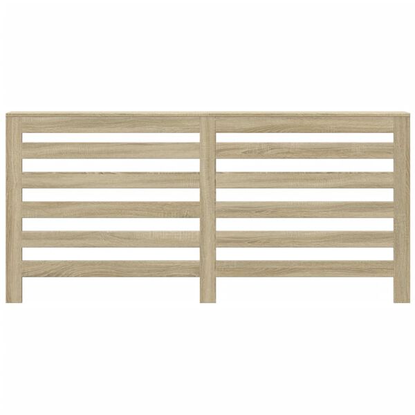 vidaXL Cache-radiateur ch&ecirc;ne sonoma 175x20x82 cm bois d'ing&eacute;nierie