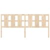 vidaXL T&ecirc;te de lit 205,5x4x100 cm Bois massif de pin