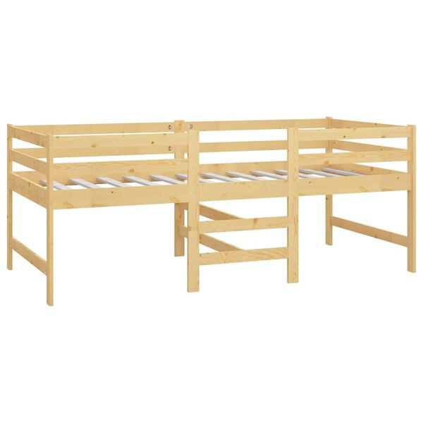 vidaXL Cadre de lit sans matelas 90x200 cm bois de pin massif