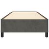 vidaXL Cadre de lit sans matelas gris foncé 80x200 cm velours