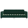 vidaXL Lit de repos sans matelas vert fonc&eacute; 80x200 cm velours