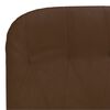 vidaXL Chaise de relaxation Marron Similicuir brillant