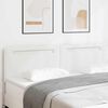 vidaXL T&ecirc;te de lit LED Blanc 180 cm Cuir synth&eacute;tique