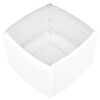 vidaXL Table d'appoint Blanc 54x54x36,5 cm Plastique