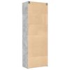 vidaXL Armoire de rangement gris béton 80x42,5x225cm bois d'ingénierie