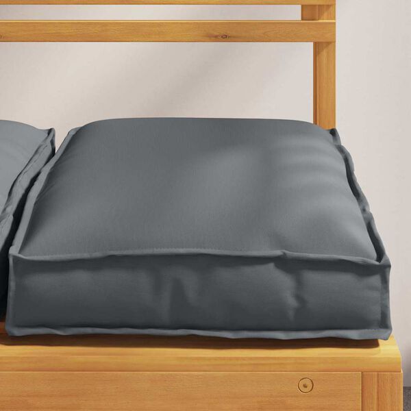 vidaXL Coussin 6 pcs Anthracite 40 x 40 x 8 cm Tissu Oxford