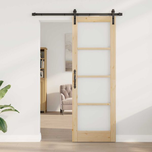 vidaXL Porte coulissante ORKDAL Naturel 73,5 x 211 cm