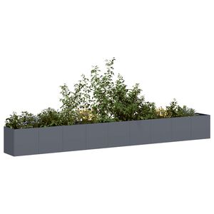 vidaXL Jardini&egrave;re anthracite 360x40x40 cm acier lamin&eacute; &agrave; froid