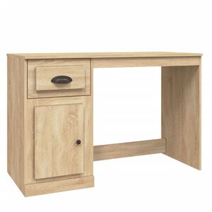 vidaXL Bureau avec tiroir ch&ecirc;ne sonoma 115x50x75 cm bois d'ing&eacute;nierie