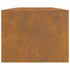vidaXL Braise Marron 160 x 45 x 35 cm Acier