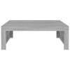 vidaXL Table basse Sonoma gris 100x100x35 cm Bois d'ing&eacute;nierie