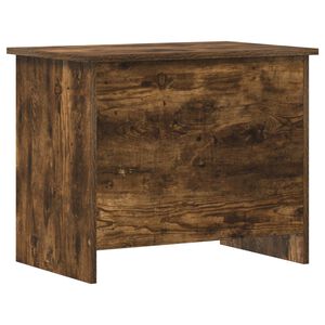 vidaXL Coffre de rangement avec stockage Ch&ecirc;ne fum&eacute; 60 x 40 x 50 cm