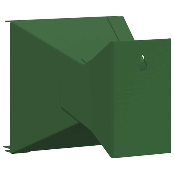vidaXL Attrape-plombs Vert 14 x 14 x 19 cm Acier