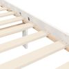 vidaXL Cadre de lit sans matelas blanc 120x200 cm bois de pin massif
