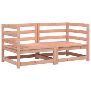vidaXL Canap&eacute;s d'angle de jardin 2 pcs 70x70x67 cm bois massif douglas