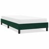 vidaXL Cadre de lit sans matelas vert fonc&eacute; 100x220 cm velours