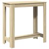 vidaXL Table de bar ch&ecirc;ne sonoma 102x50x103,5 cm bois d'ing&eacute;nierie