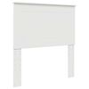 vidaXL Tête de lit Blanc brillant 75 cm Bois d'ingénierie