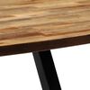 vidaXL Table basse Teck recyclé massif Ovale 120x60x30 cm