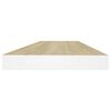 vidaXL Étagère murale flottante chêne et blanc 60x23,5x3,8 cm MDF