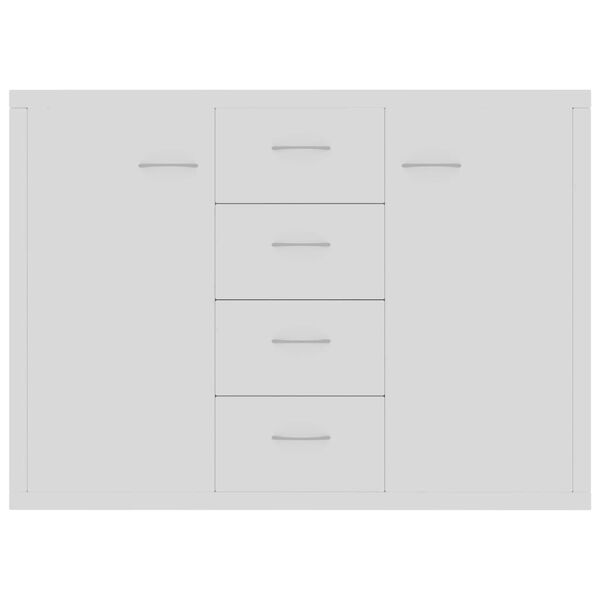vidaXL Buffet Blanc 88x30x65 cm Bois d'ingénierie