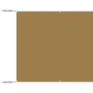 vidaXL Auvent vertical Beige 100x1200 cm Tissu oxford