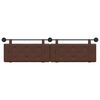 vidaXL T&ecirc;te de lit suspendue Marron 210 x 55 x 5 cm Simili cuir