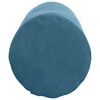 vidaXL Coussins d'accent 2 pcs Bleu Ø 25 x 70 cm