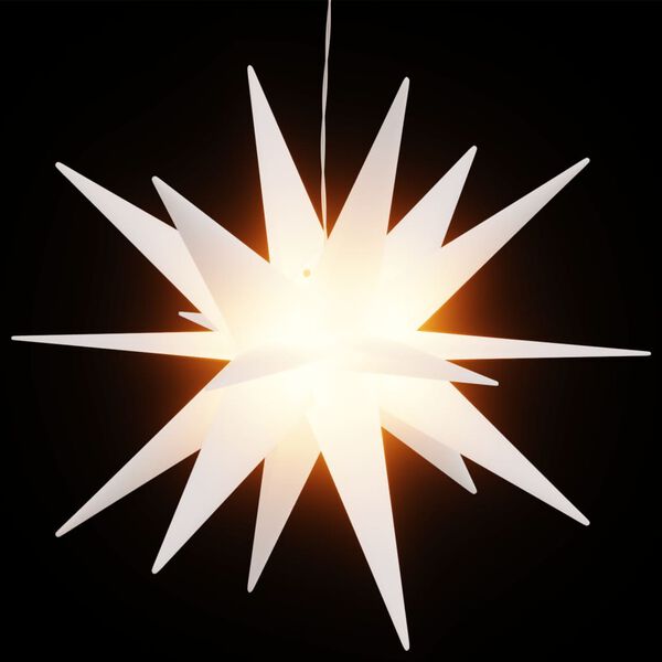 vidaXL Lumi&egrave;res de No&euml;l avec LED 3 pcs pliable blanc 100 cm