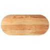 vidaXL Dessus de table 140x60x2 cm bois de ch&ecirc;ne massif ovale