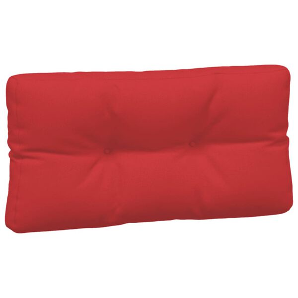 vidaXL Coussins de palette lot de 7 rouge tissu