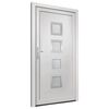 vidaXL Porte d'entr&eacute;e blanc 98x190 cm PVC