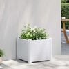 vidaXL Lit sur&eacute;lev&eacute; de jardin PP Blanc 43x43x35 cm