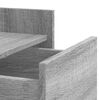 vidaXL Table de chevet sonoma gris 45x50x65 cm bois d'ingénierie