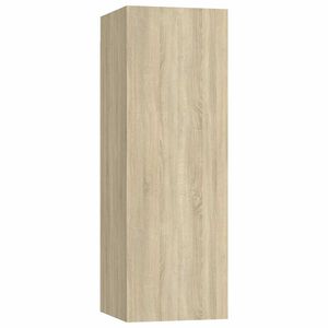 vidaXL Meuble TV Ch&ecirc;ne sonoma 30,5x30x90 cm Bois d&rsquo;ing&eacute;nierie