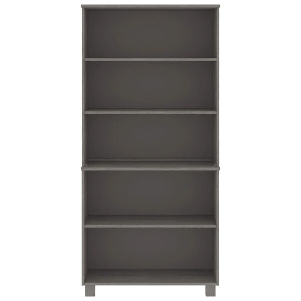 vidaXL Buffet HAMAR Bois massif de pin Gris clair