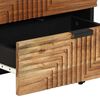 vidaXL Cabinet de chevet Marron 50 x 33 x 62 cm Bois d'acacia massif