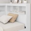 vidaXL Tête de lit de rangement Blanc 80 cm Bois d'ingénierie