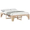 vidaXL Cadre de lit Marron 140 x 200 cm Pin massif