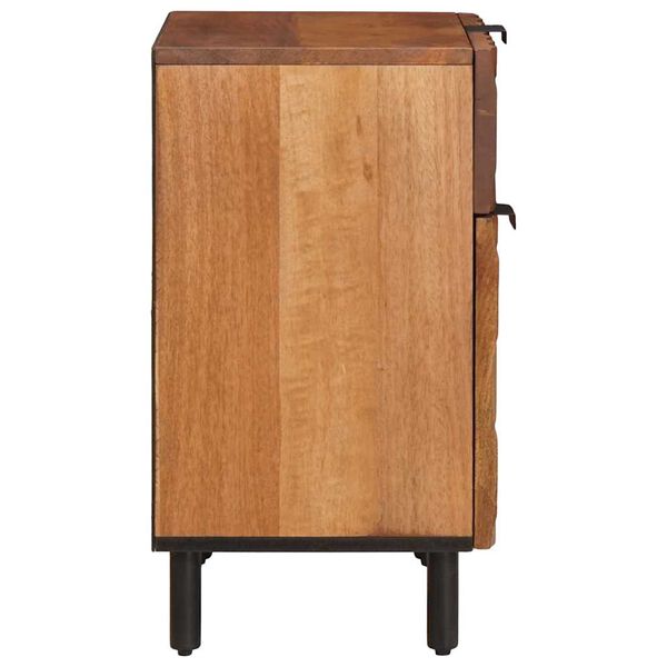 vidaXL Cabinet de chevet Marron 50 x 33 x 60 cm Bois de mangue massif